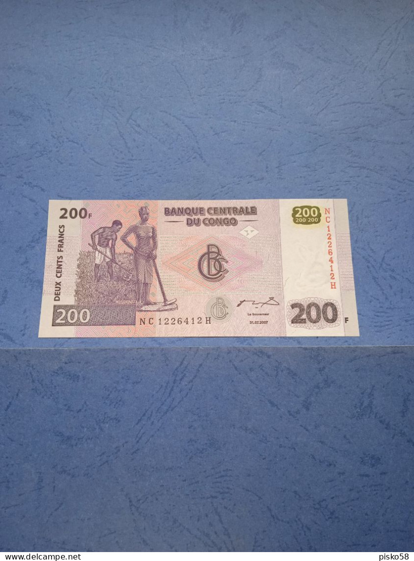 CONGO-P99A 200F 31/07/2007 UNC - Democratic Republic Of The Congo & Zaire