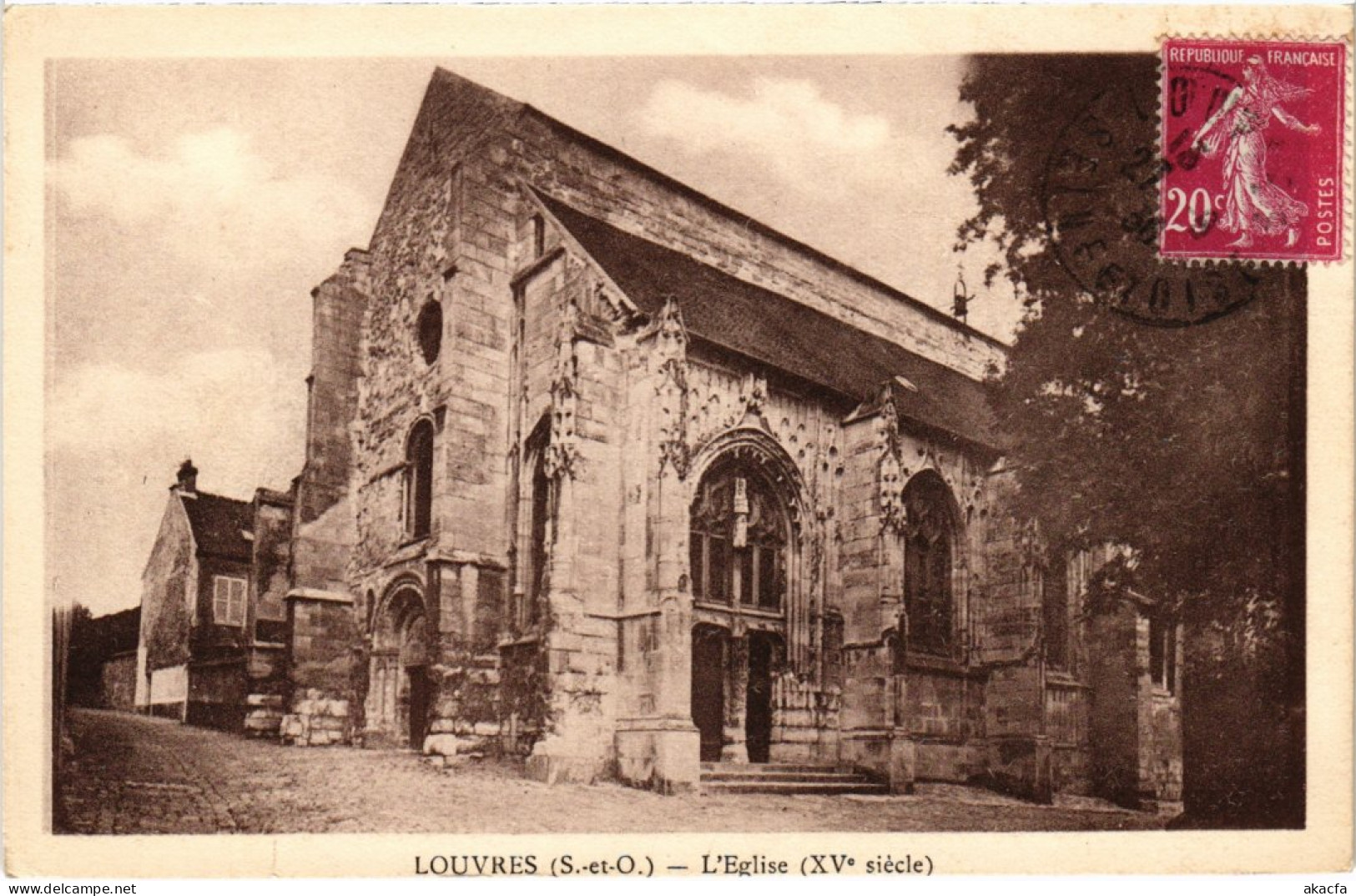 CPA Louvres L'Eglise FRANCE (1332660) - Louvres