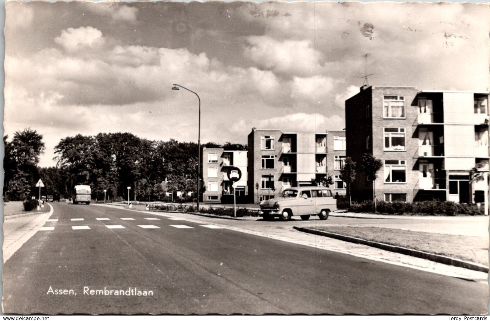 #3595 - Assen, Rembrandtlaan 1961 (DR) - Assen