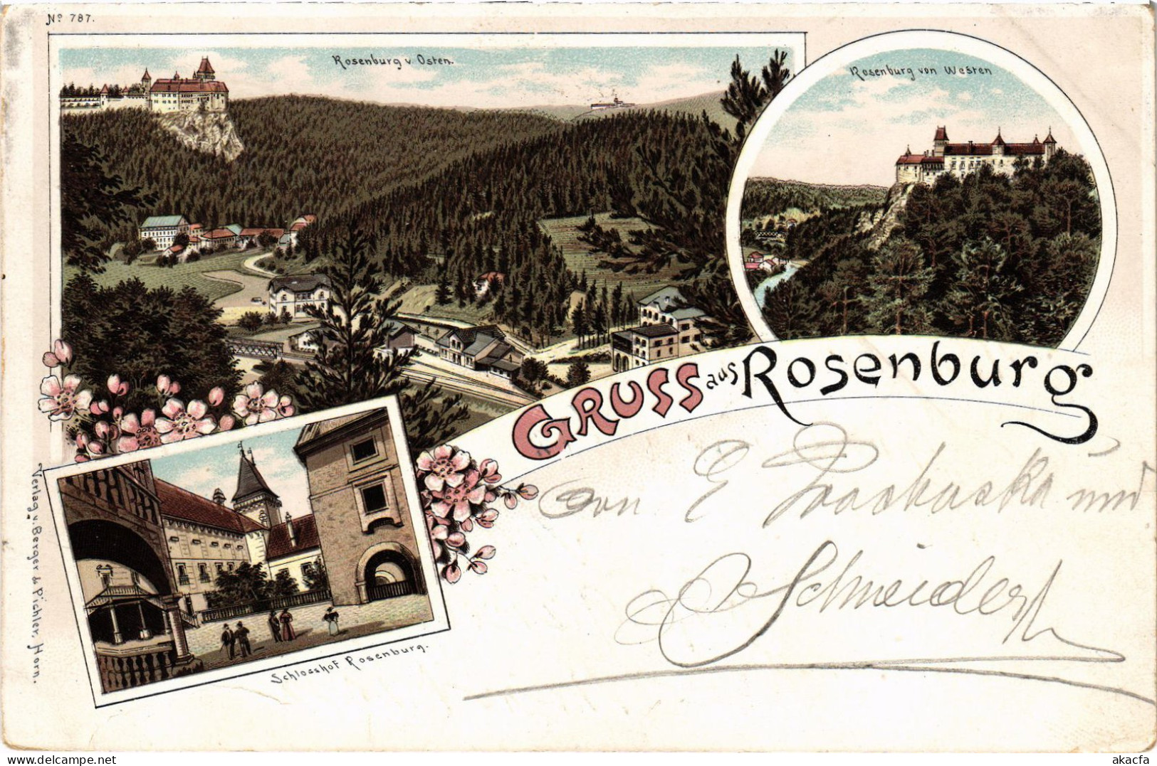 CPA AK Gruss Aus Rosenburg Vorlaufer AUSTRIA OSTERREICH (1274610) - Rosenburg