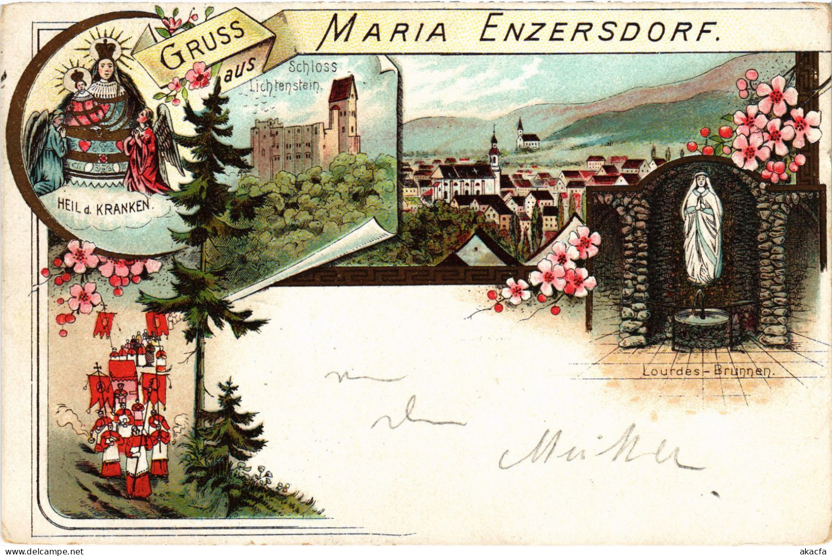 CPA AK Gruss Aus Maria Enzersdorf Vorlaufer AUSTRIA OSTERREICH (1274676) - Maria Enzersdorf