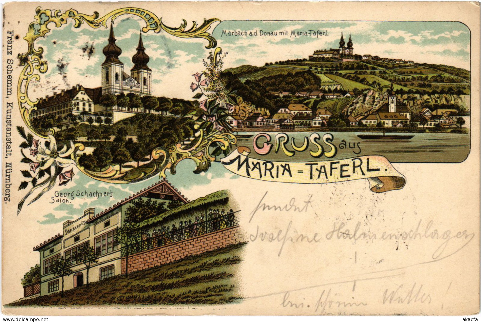 CPA AK Gruss Aus Maria Taferl Vorlaufer AUSTRIA OSTERREICH (1274680) - Maria Taferl