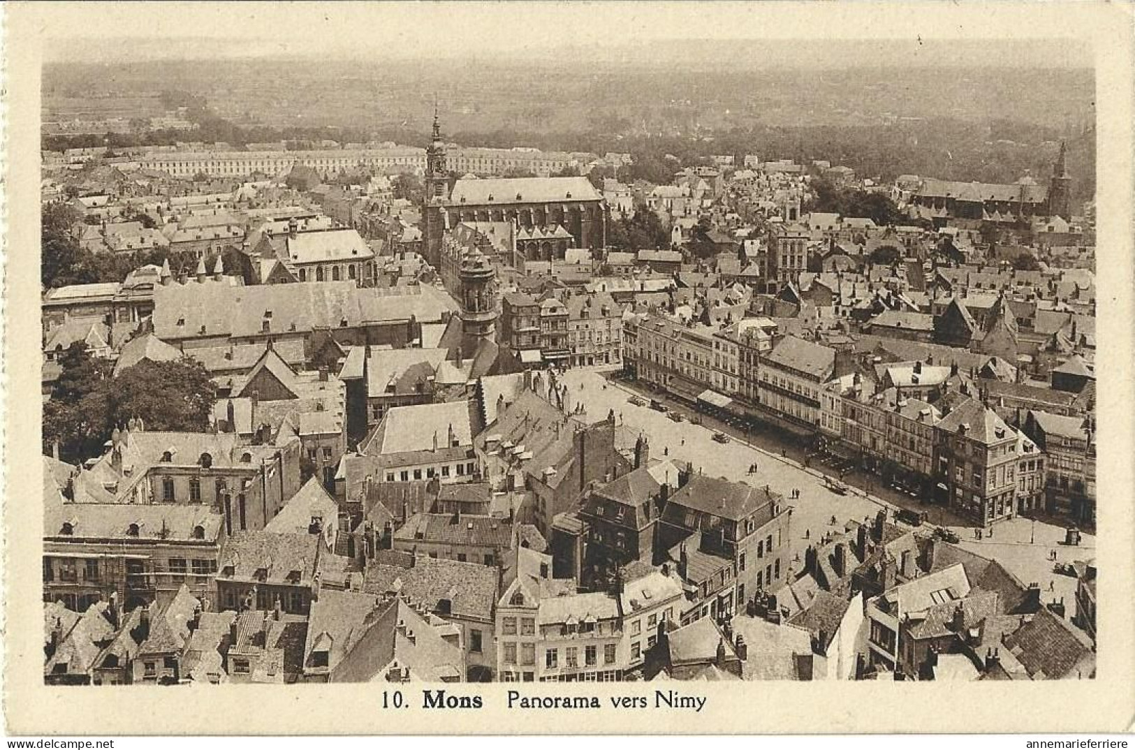 Mons  Panorama Vers Nimy - Mons