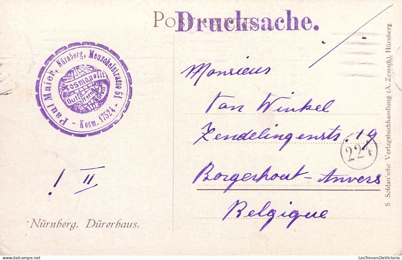 ALLEMAGNE - NURNBERG - Durerhaus - Carte Postale Ancienne - Nuernberg