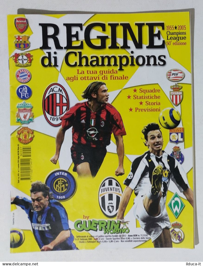39590 REGINE DI CHAMPIONS 2005 - Guida Ottavi Di Finale - Guerin Sportivo - Sport