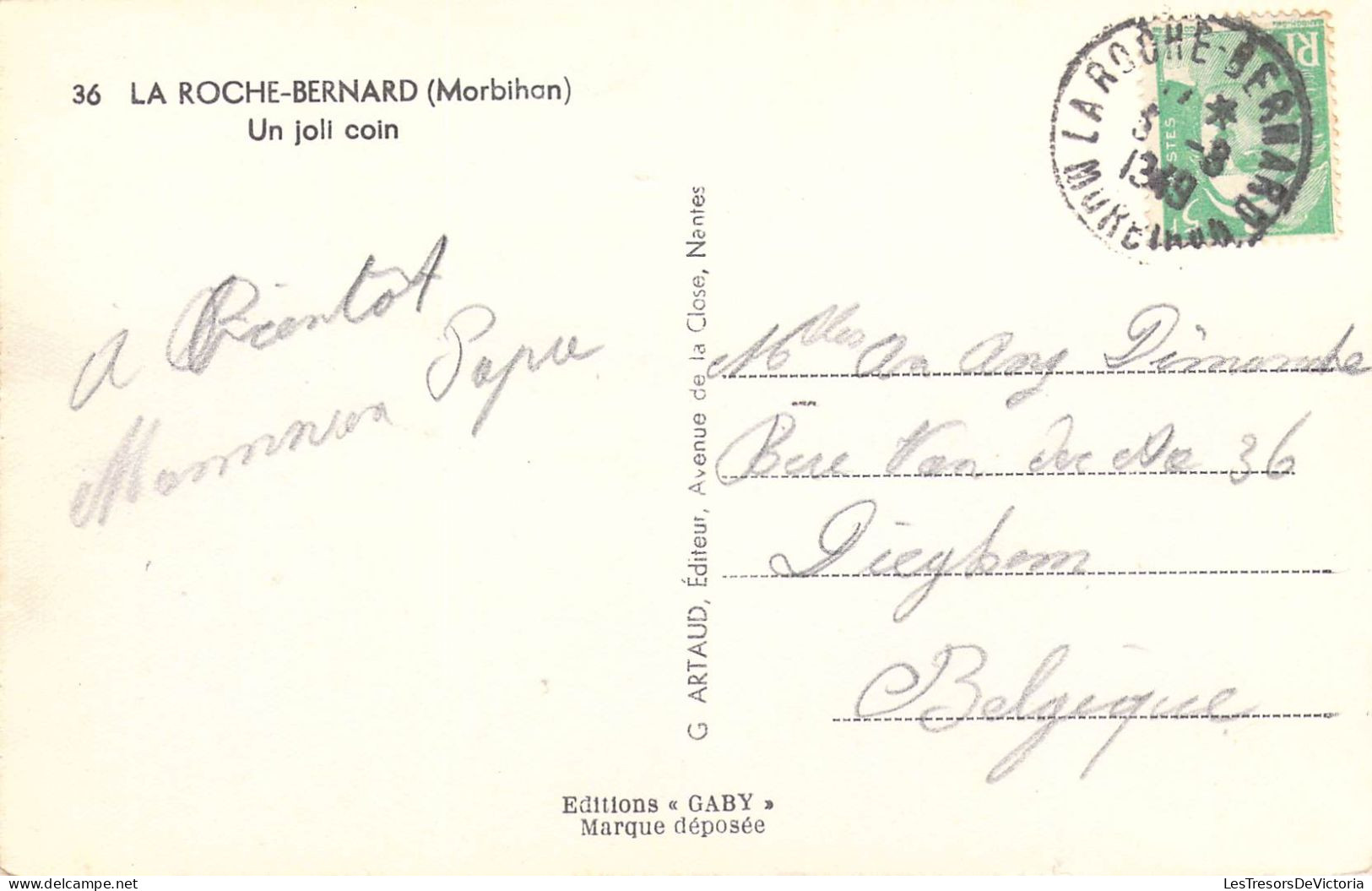 FRANCE - 56 - LA ROCHE BERNARD - Un Joli Coin - Editions GABY - Editeur G ARTAUD - Carte Postale Ancienne - La Roche-Bernard