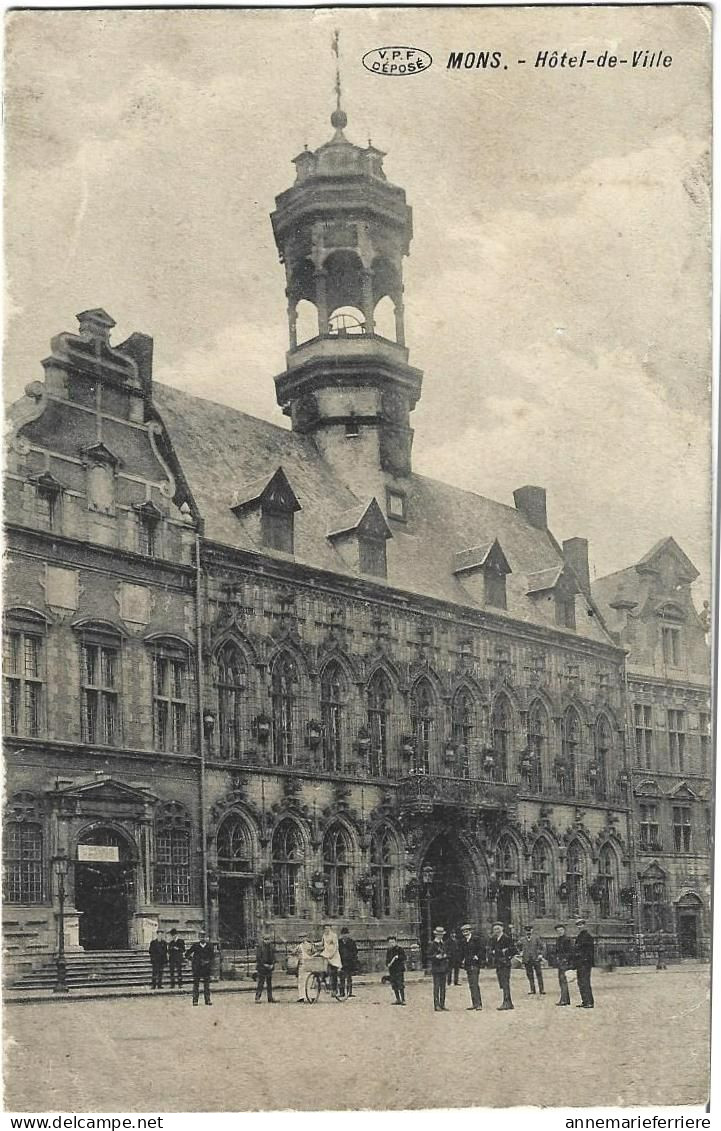 Mons  Hôtel De Ville ( Bien Animées ) - Mons