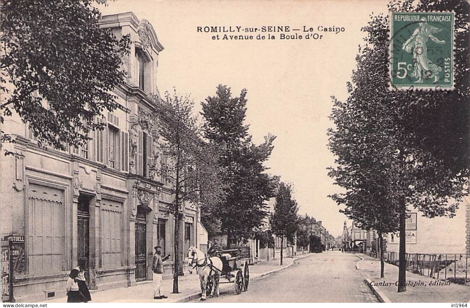 ROMILLY SUR SEINE LE CASINO ET AVENUE DE LA BOULE D'OR - Romilly-sur-Seine