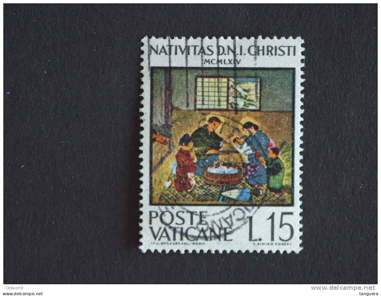Vaticaanstad Vatican Vaticane 1964 Noël Kerstdag Christmas Yv 415 O - Used Stamps