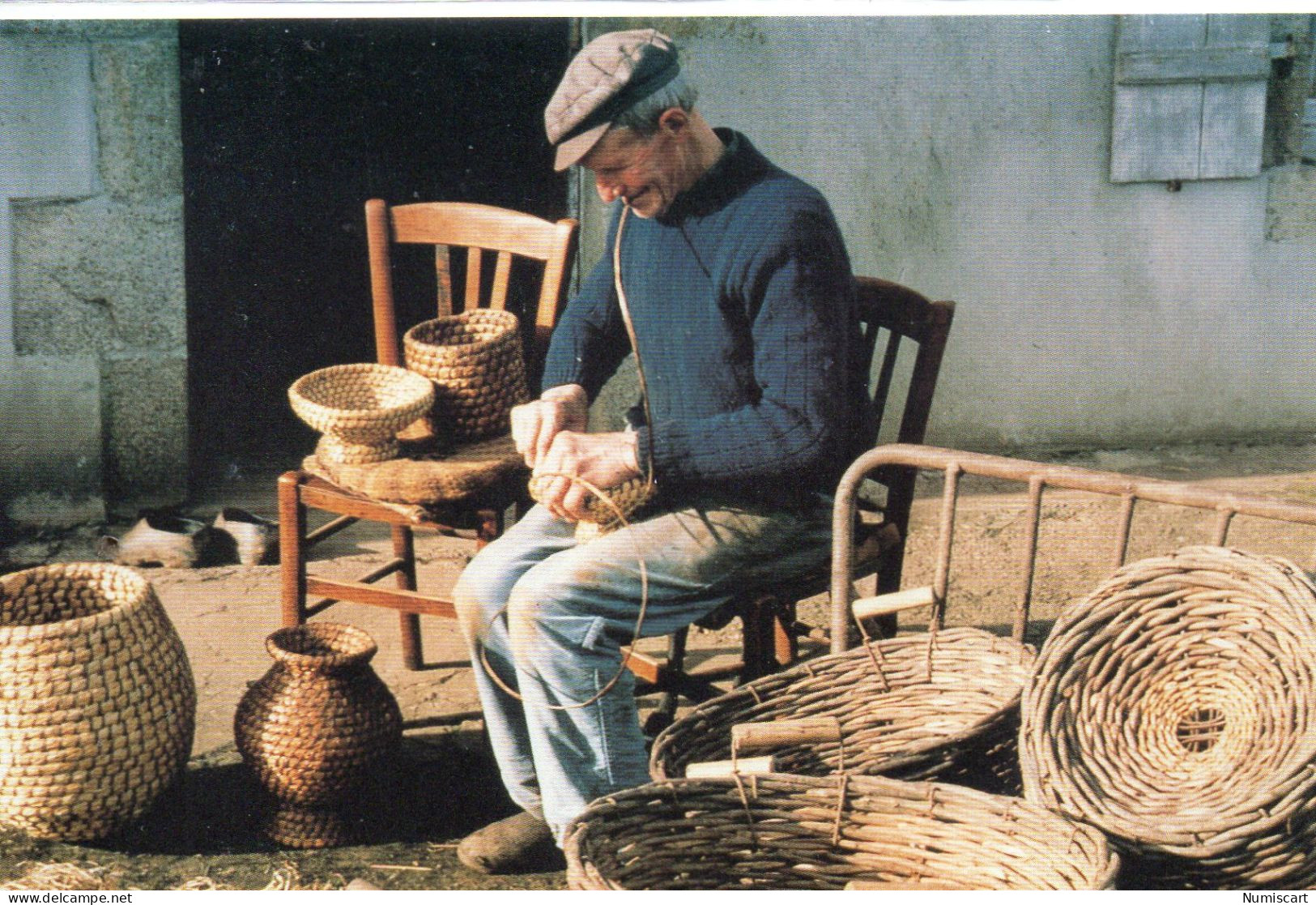 Elliant Animée Pierre Barré "Per Ber" Roncier Vannier Métiers Photo P. Laversanne - Elliant