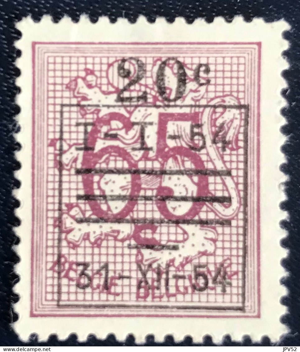 België - Belgique - C18/11 - 1954 - (°)used - Michel 987V - Cijfer Op Heraldieke Leeuw - Typos 1951-80 (Chiffre Sur Lion)