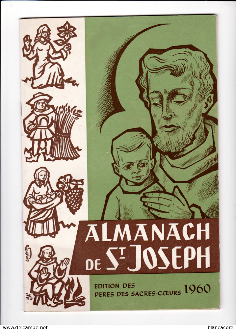 ALMANACH De St JOSEPH Louvain Leuven 1960 - Practical