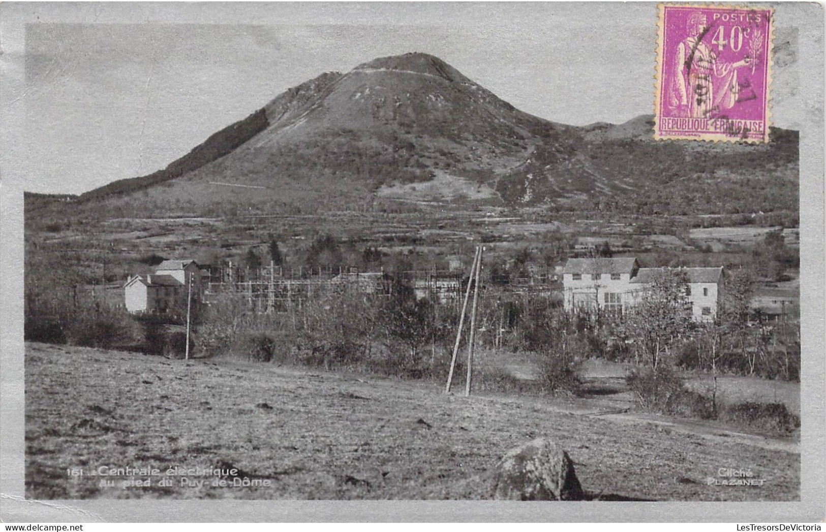 France - 63 - PUY DE DOME - Centrale Electrique Au Pied Du Puy De Dôme - Carte Postale Ancienne - Other & Unclassified