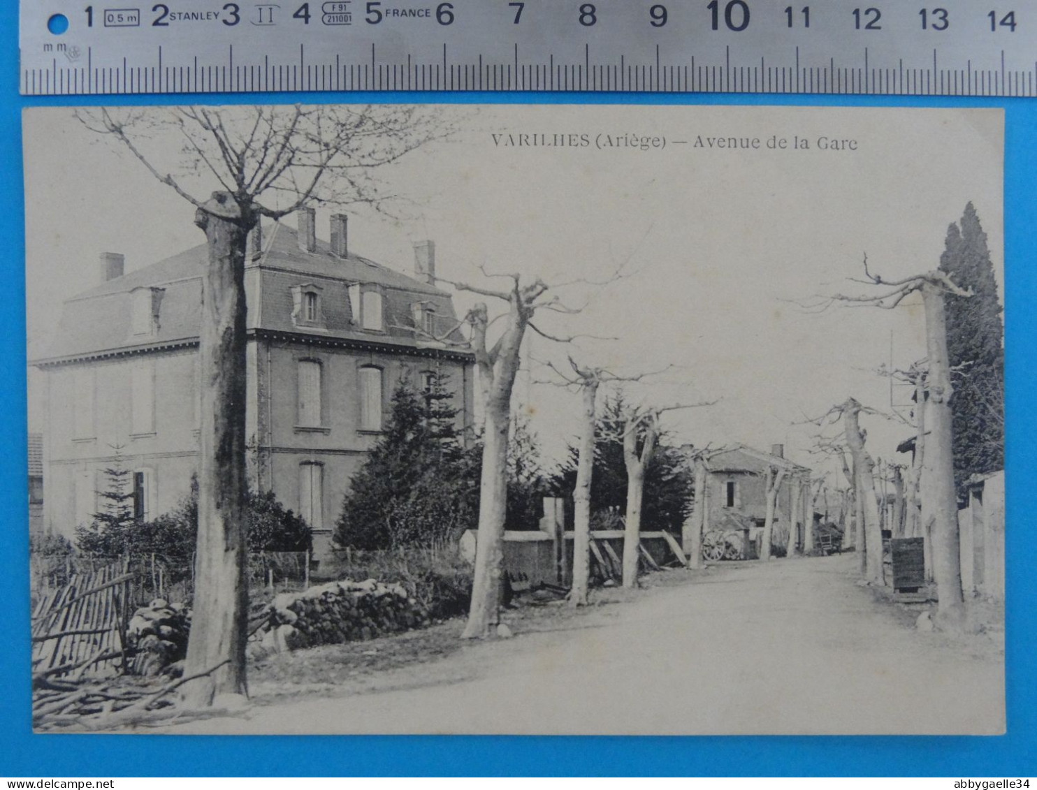 CPA De VARILHES (Ariège) Avenue De La Gare Edit. Fourment Photo Mécanic, Muret - Varilhes