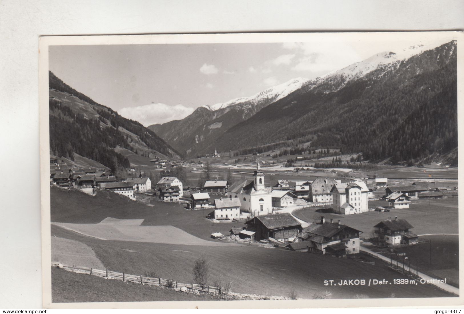 D2931) ST. JAKOB I. Defr. - Osttirol - HOCHGLANZ FOTO AK Mit Häuser U. Kirche 1956 - Defereggental
