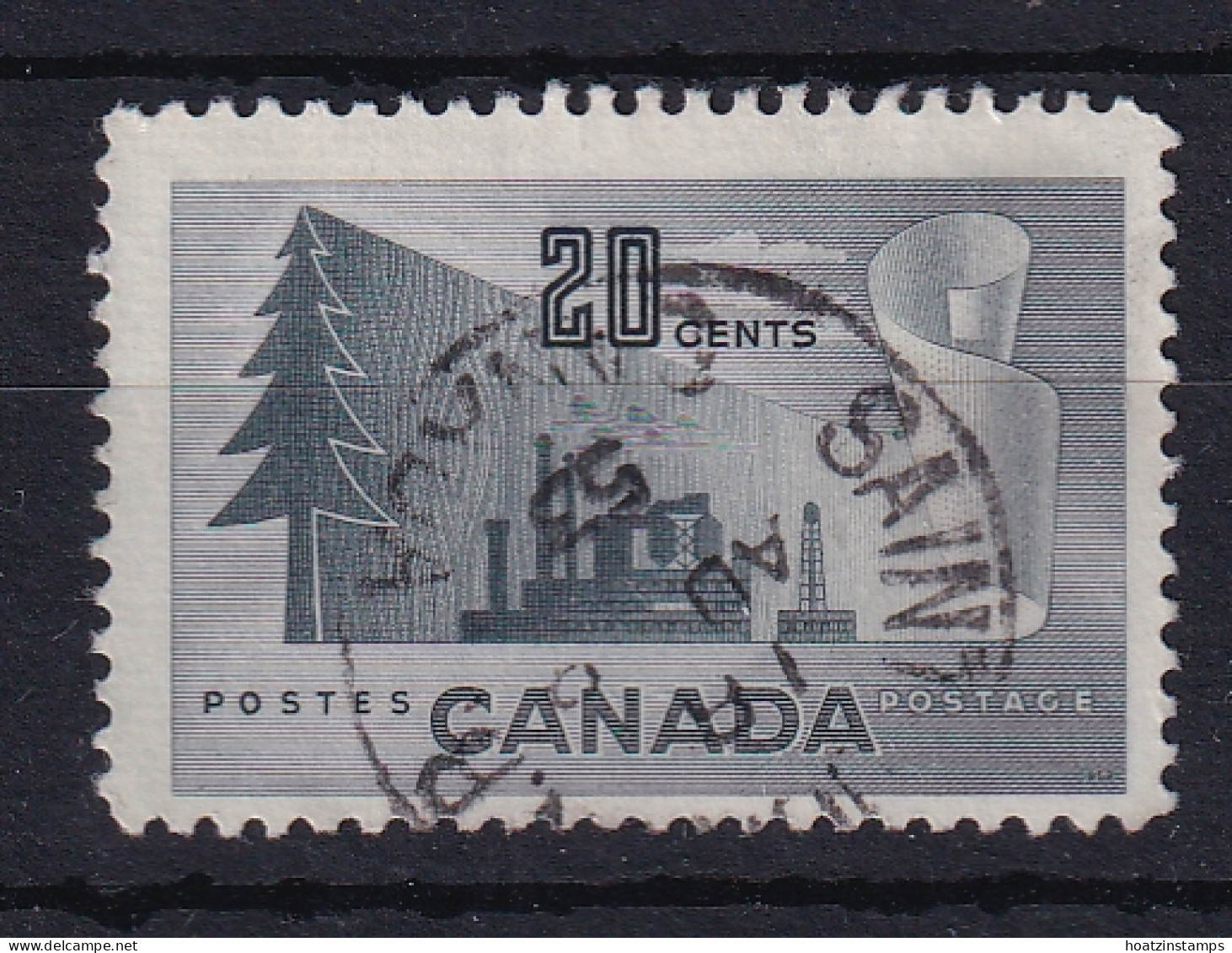 Canada: 1952   Forestry Products    Used - Gebruikt