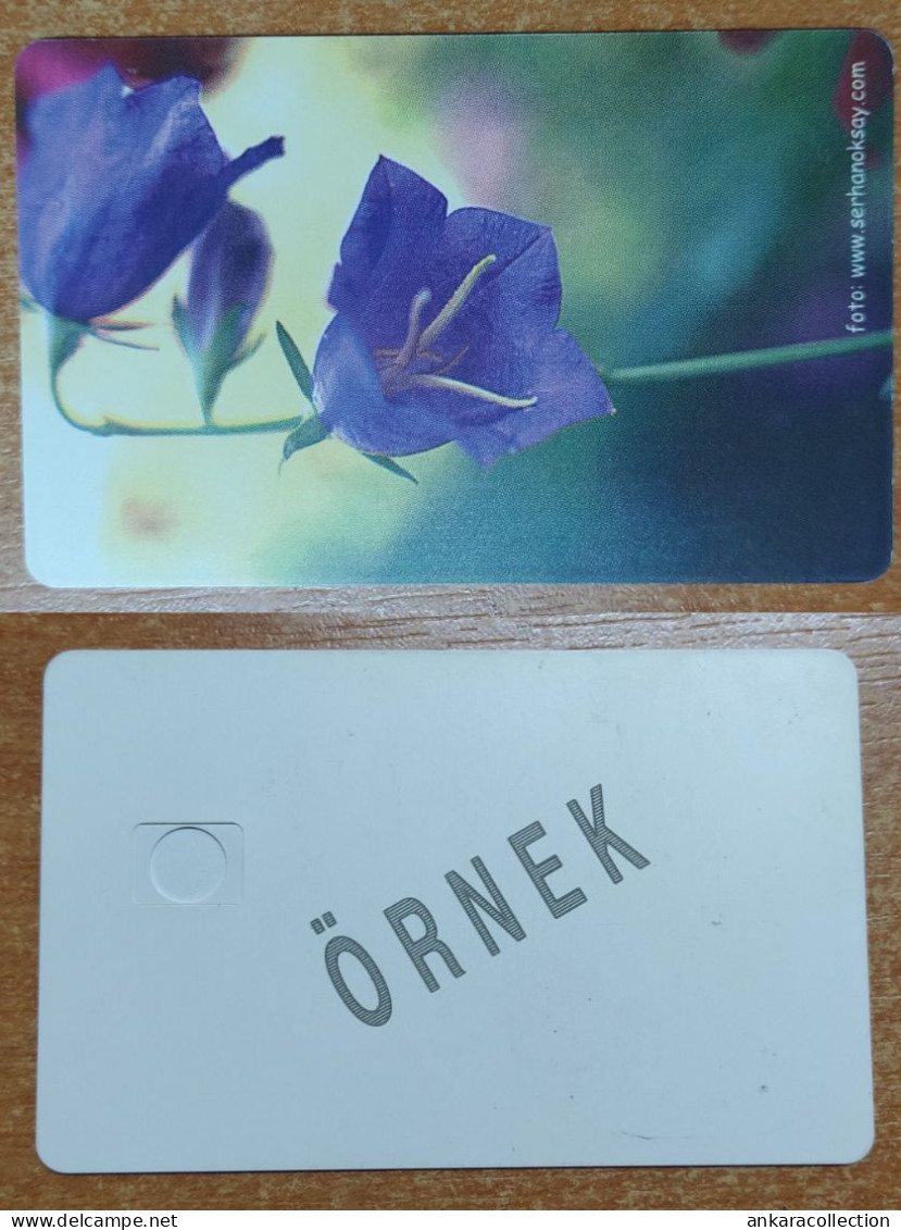 AC -  TURK TELECOM TELEPHONE - PHONE CARDS SAMPLE CARD FLOWER 1 - Turquie