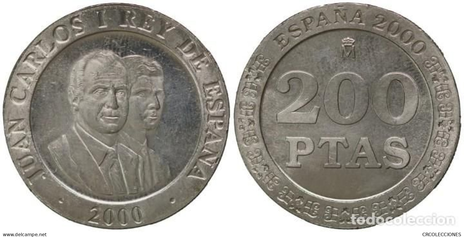 C2000 MONEDA ESPAÑA 200 PESETAS AÑO 2000 SIN CIRCULAR - 200 Pesetas