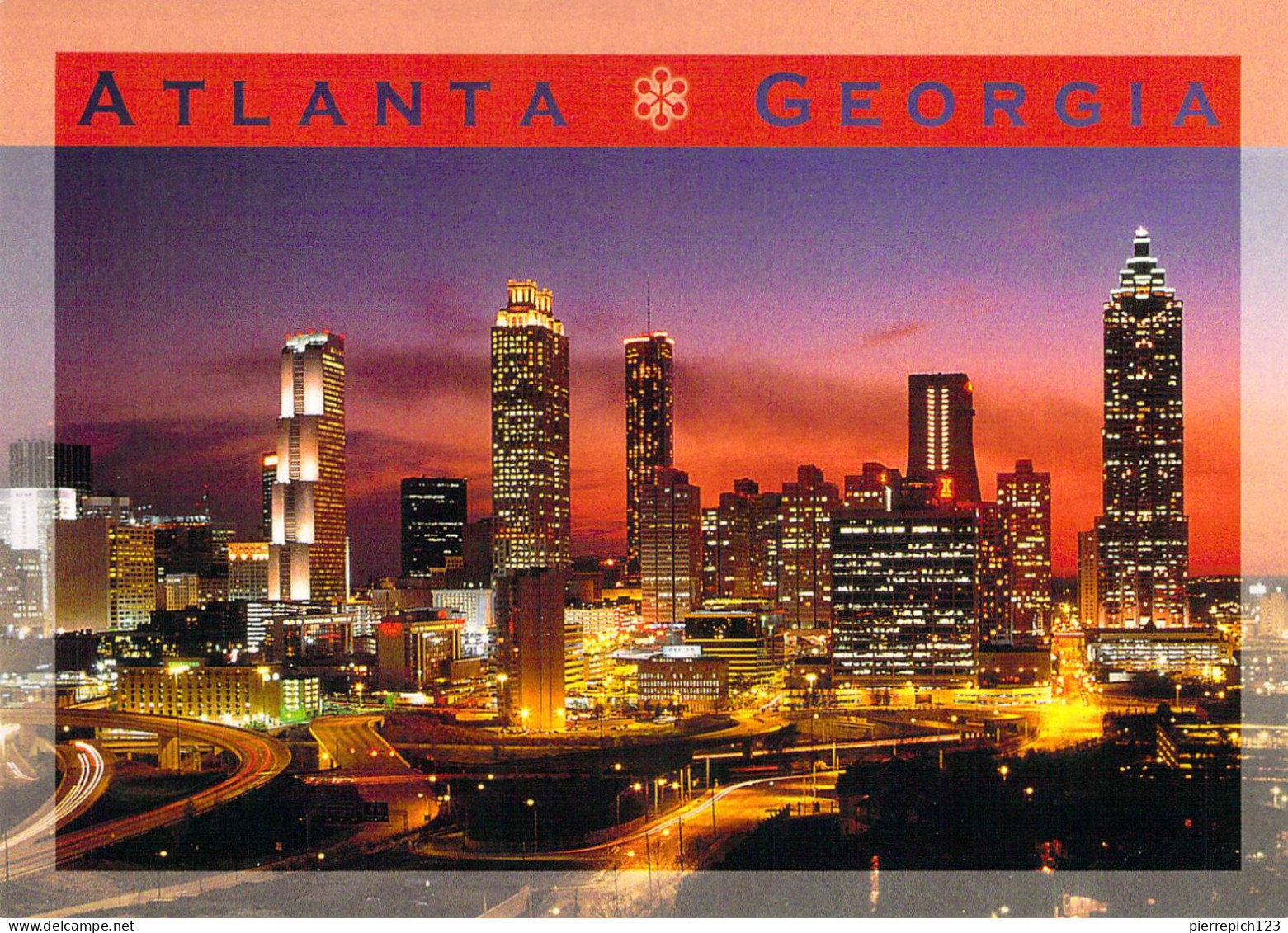Atlanta - Vue Sur La Ville Illuminée - Atlanta