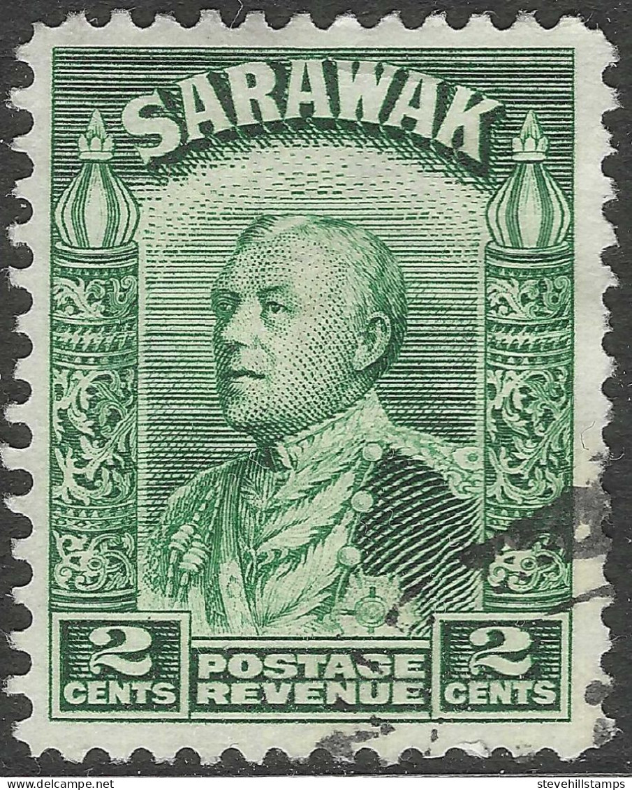 Sarawak. 1934-41 Sir Charles Vyner Brooke. 2c Used. SG 107 - Sarawak (...-1963)
