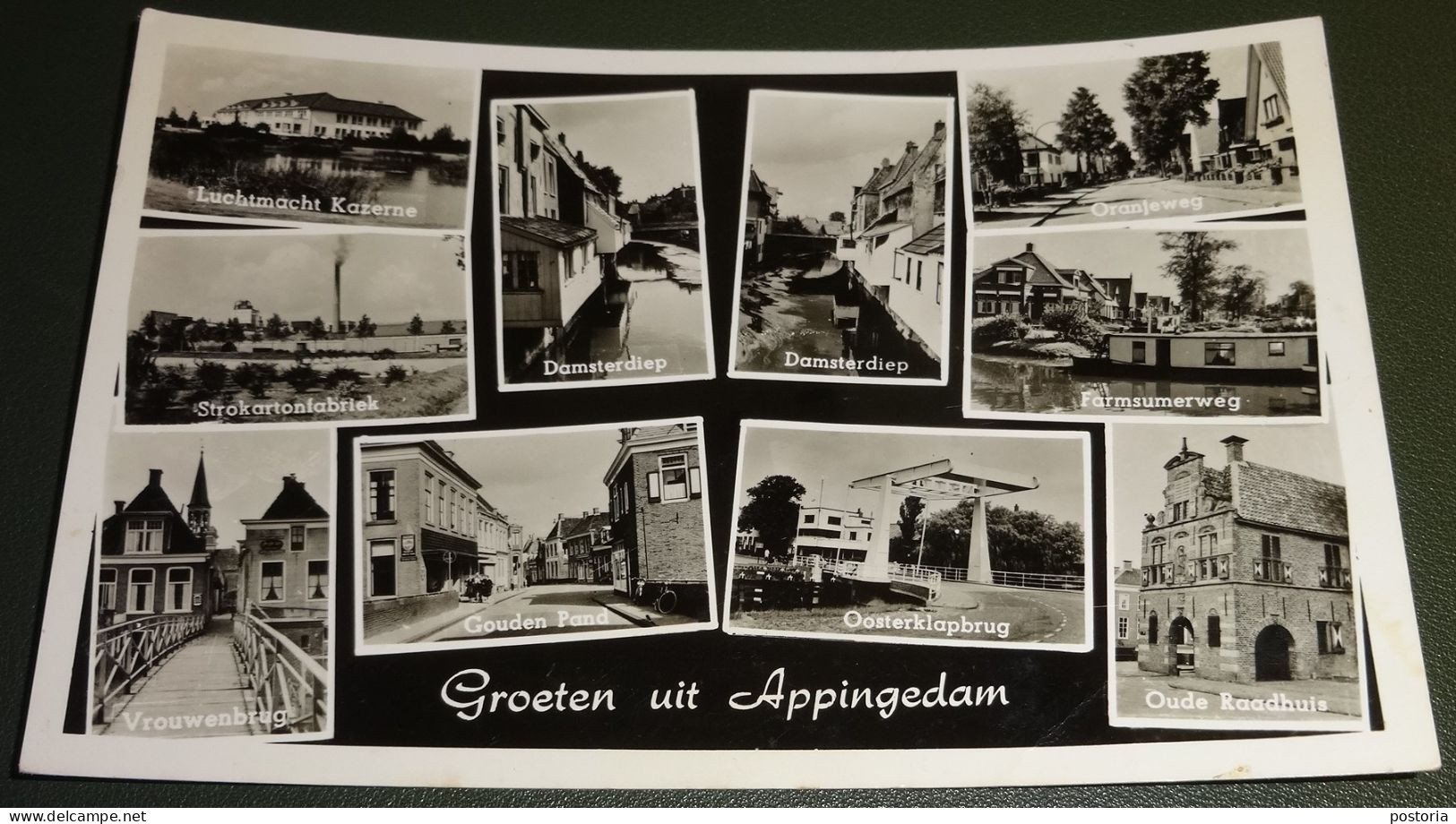 Groningen - Appingedam - Tienluik - Damsterdiep - Oranjeweg - Vrouwenbrug - Oosterklapbrug - Gouden Pand - Ed - Appingedam