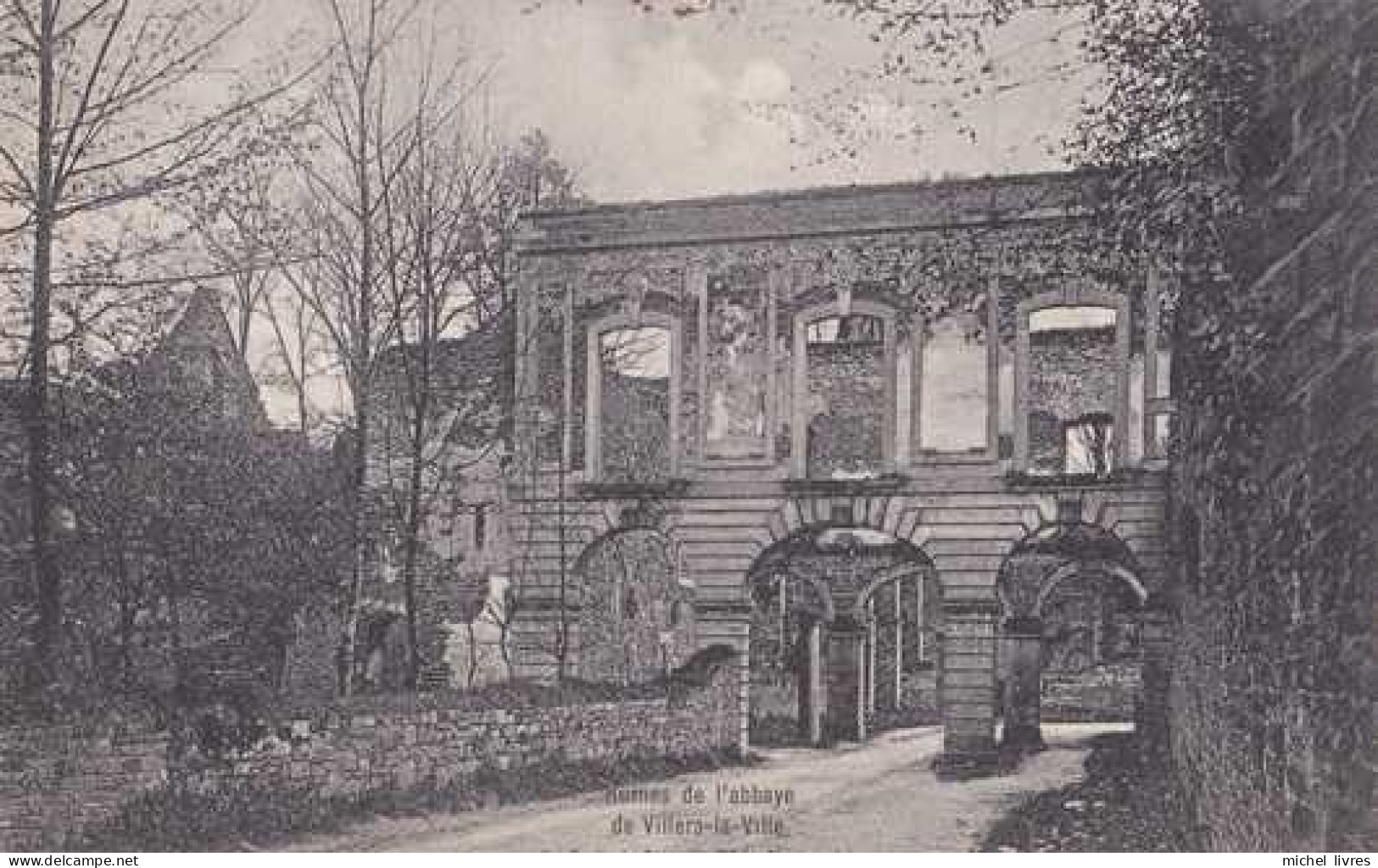 Villers-la-Ville - Ruines De L'Abbaye - La Porte De Bruxelles Et La Pharmacie - Circulé En 1908 - TBE - Villers-la-Ville