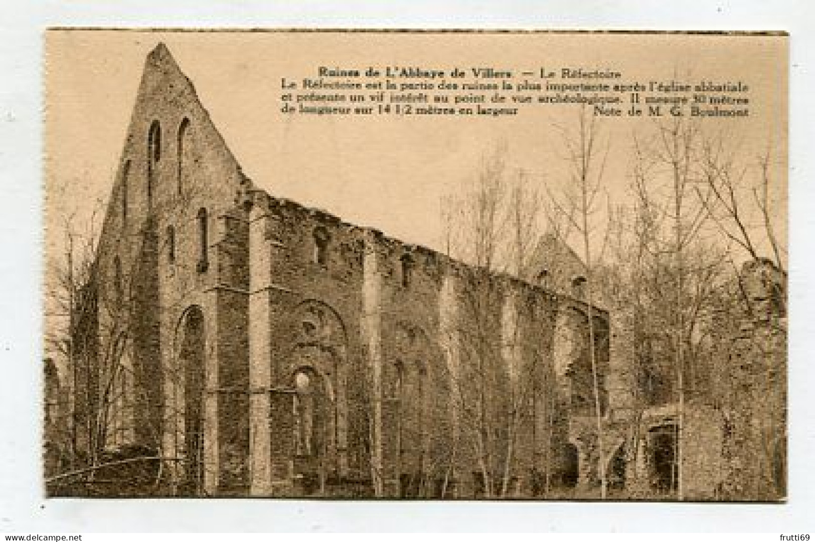 AK150575 BELGIUM - Ruines De L'Abbaye De Villers - Le Réfectoire - Villers-la-Ville