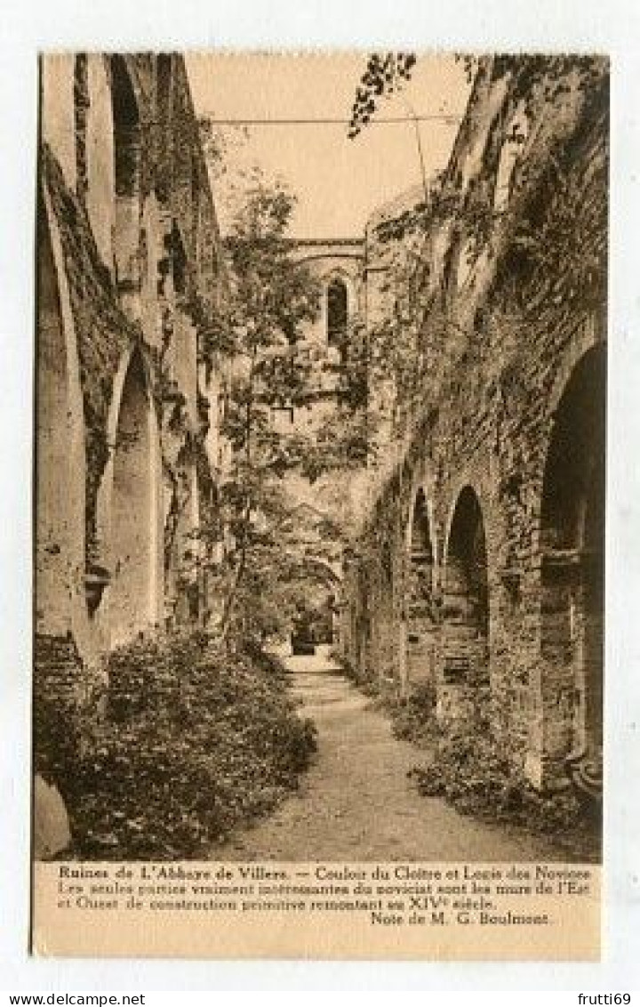 AK150576 BELGIUM - Ruines De L'Abbaye De Villers - Couloir Du Cloitre Et Logis Des Novices ... - Villers-la-Ville