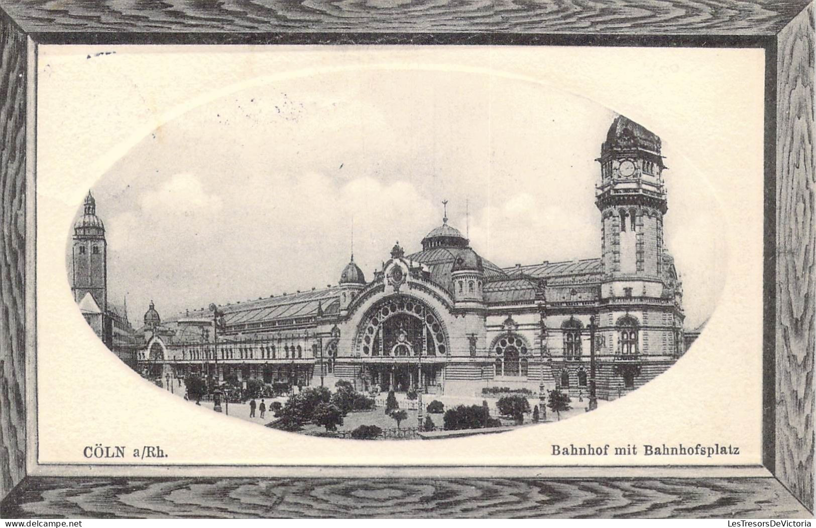 ALLEMAGNE - Coln A. Rh - Bahnhof Mit Bahnhofsplatz - Carte Postale Ancienne - Koeln