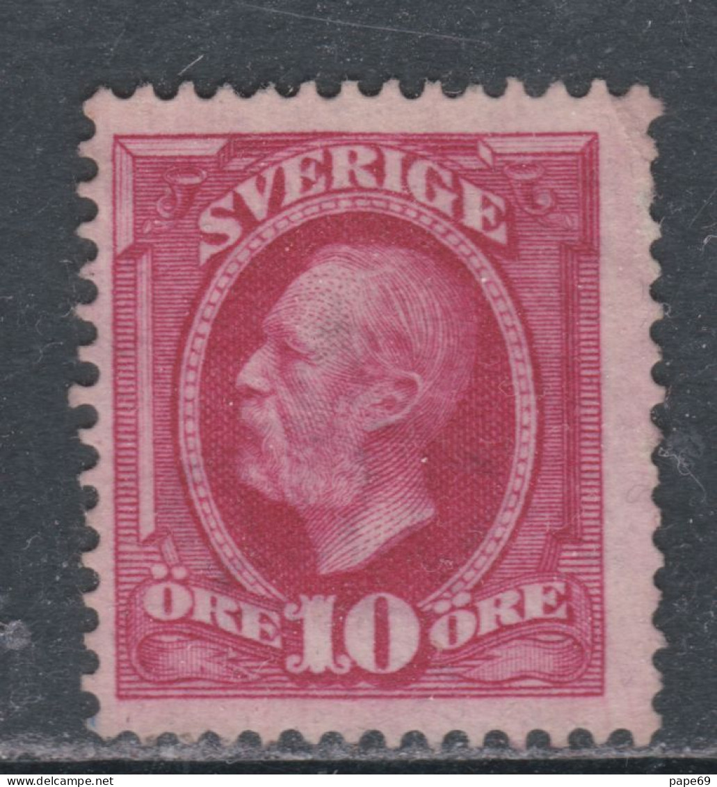 Suède N° 34 (.) Partie De Série : 10 ö Rose, Oscar II, Roi De Suède Et De Norvège, Neuf Sans Gomme Sinon TB - Nuevos