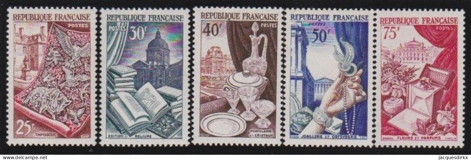 France  .  Y&T   .   970/974    .     **      .     Neuf Avec Gomme Et SANS Charnière - Unused Stamps