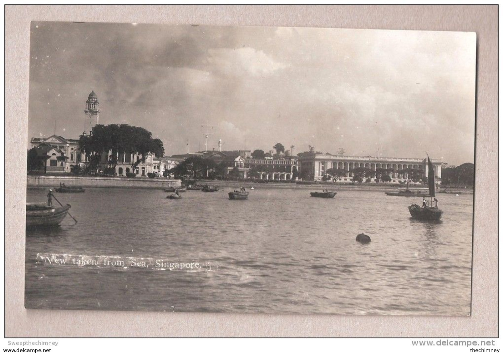 View Taken From The Sea Unused SINGAPOUR SINGAPORE - Singapore