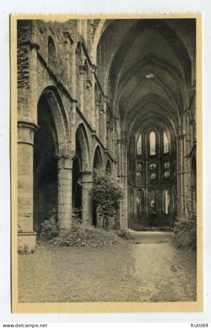 AK150591 BELGIUM - Abbaye De Villers - Intérieur De L'Eglise - Grande Nef Et Choeur - Villers-la-Ville