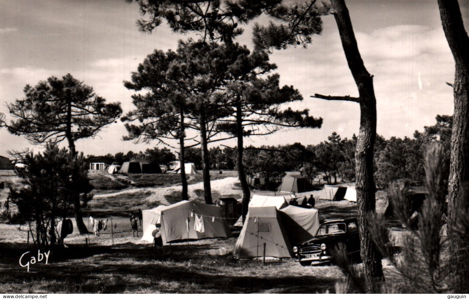 CPSM - NOIRMOUTIER - BARBATRE - Le Camping - Edition Artaud Gaby (format 9x14) - Noirmoutier