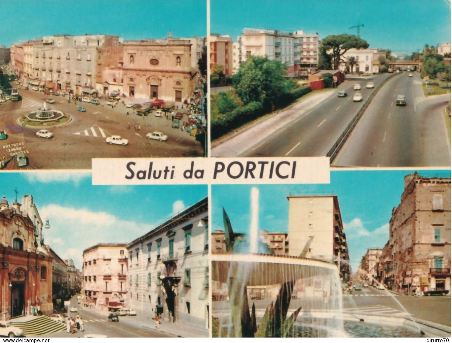 Saluti Da Portici - Formato Grande Viaggiata – FE390 - Portici