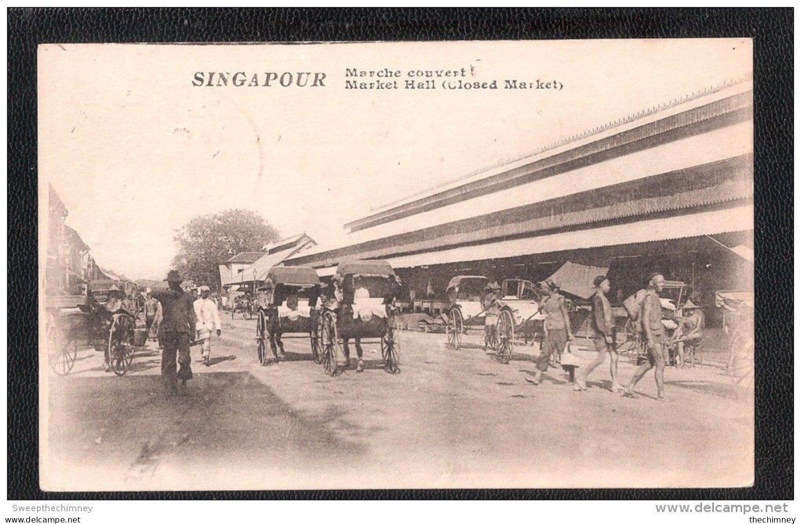 SINGAPORE SINGAPOUR - MARCHE COUVERT RICKSHAWS - Singapore