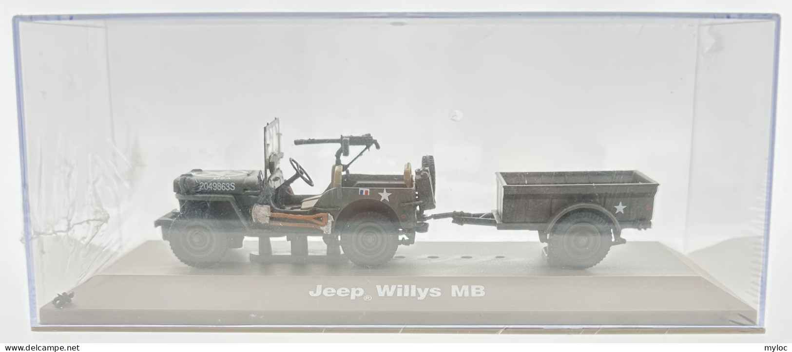 Jeep Willys MB De Le 2ième DB. Cmmandeur G. Leclerc. Libération De Paris 1944. Neuf Non Déballé Avec La Boîte Et Livret. - Militares
