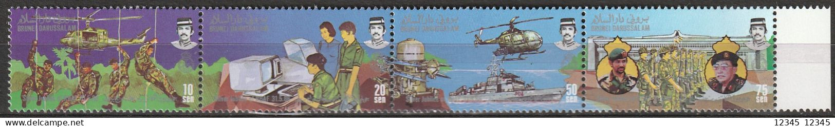 Brunei 1986, Postfris MNH, 25 Years Royal Armed Forces. - Brunei (1984-...)