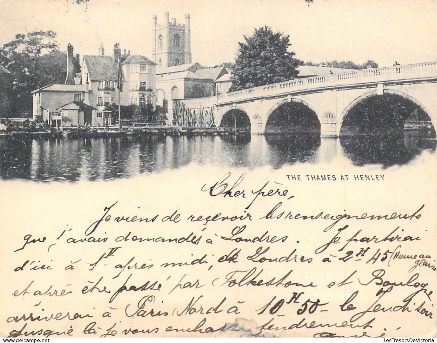 ANGLETERRE - The Thames At Henley - Carte Postale Ancienne - Andere & Zonder Classificatie