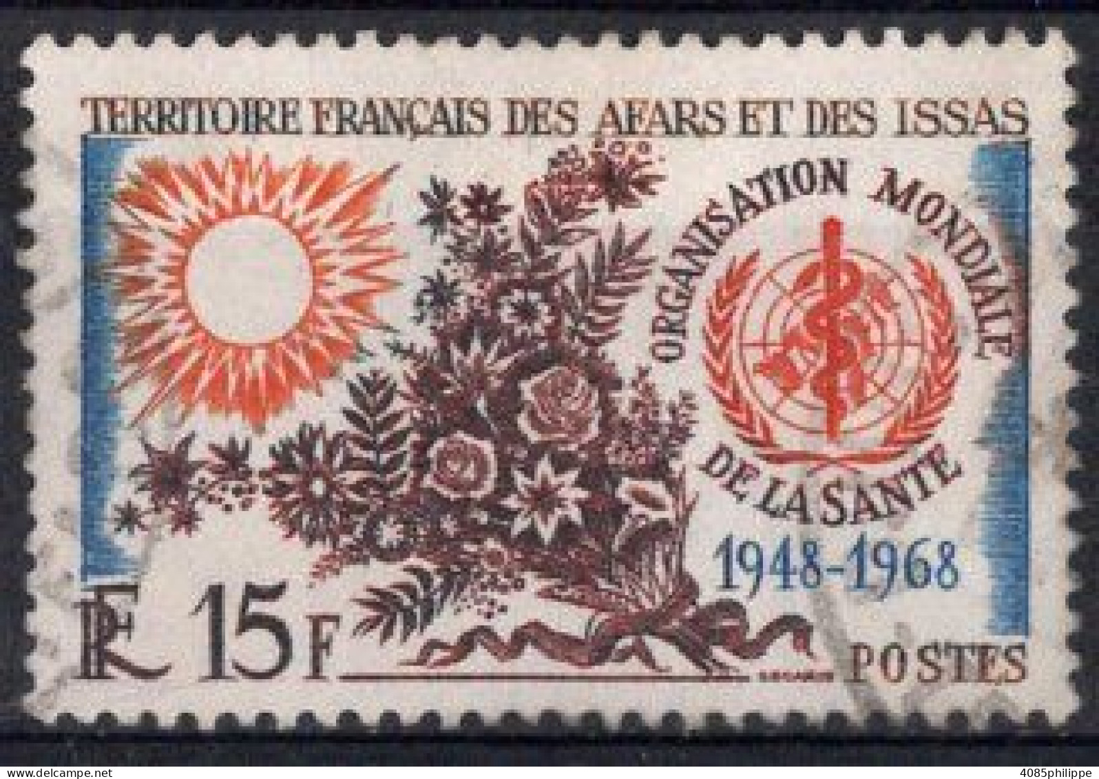 AFARS ET ISSAS   Timbre-poste N°336 Oblitéré Charnière TB Cote 2€50 - Used Stamps