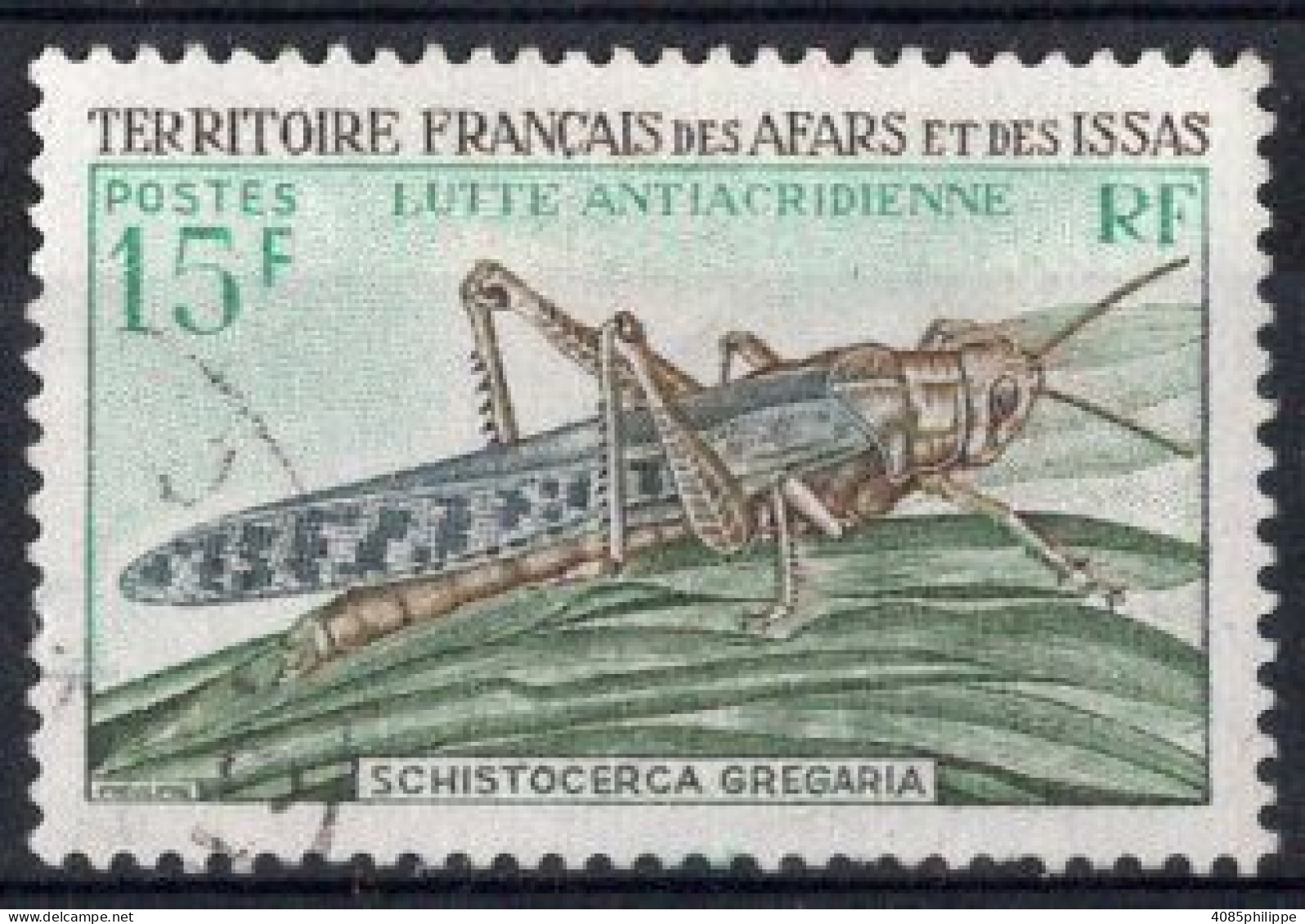AFARS ET ISSAS   Timbre-poste N°351 Oblitéré Charnière TB Cote 3€00 - Used Stamps