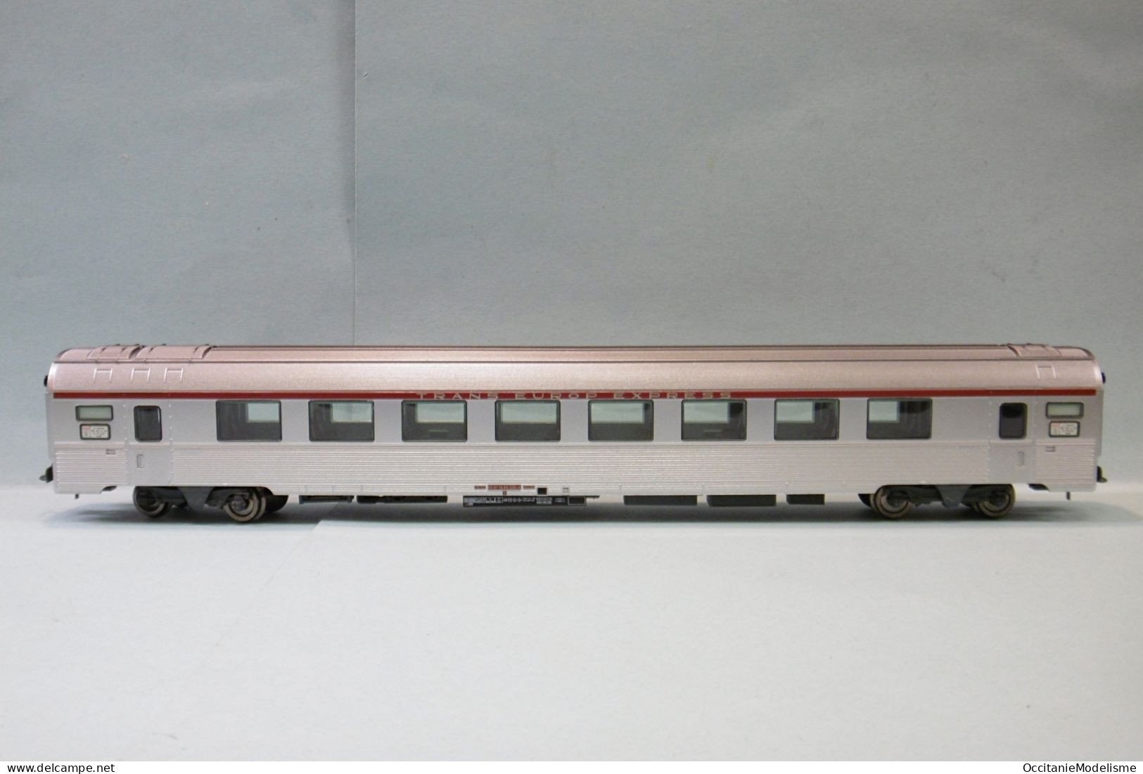 Jouef - Coffret 3 Voitures TEE Le CISALPIN Mistral 69 Inox ép. IV SNCF Réf. HJ4123 Neuf NBO HO 1/87 - Passagierwagen