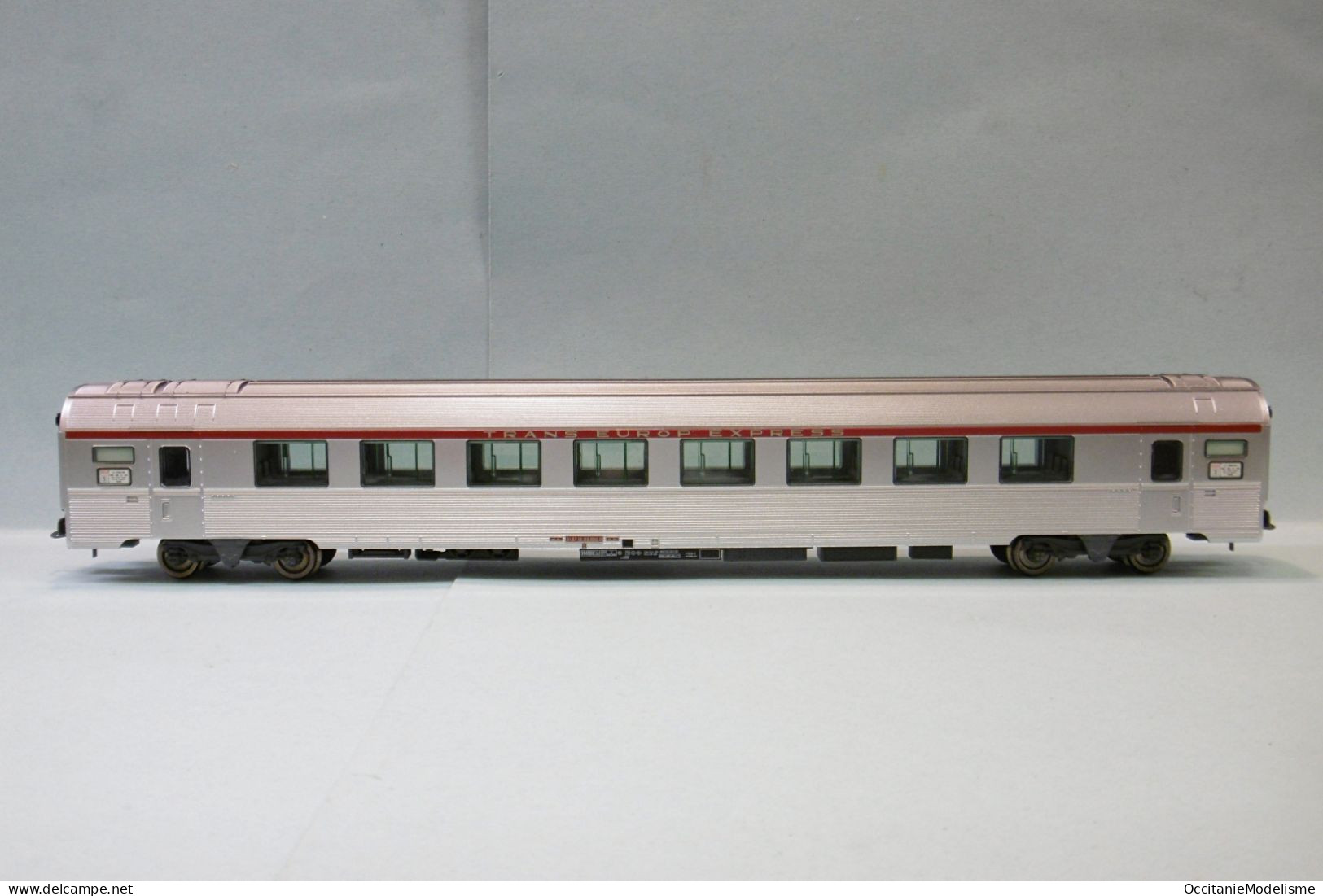 Jouef - Coffret 3 voitures TEE Le CISALPIN Mistral 69 Inox ép. IV SNCF réf. HJ4123 Neuf NBO HO 1/87