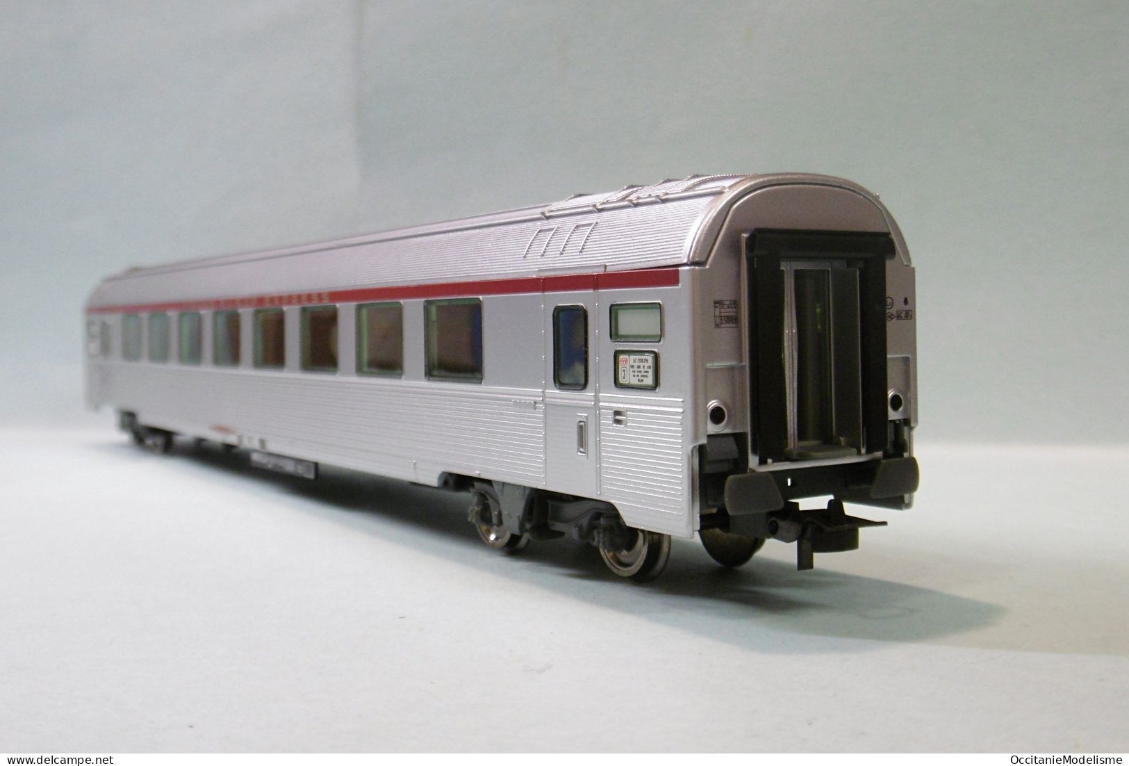 Jouef - Coffret 3 voitures TEE Le CISALPIN Mistral 69 Inox ép. IV SNCF réf. HJ4123 Neuf NBO HO 1/87