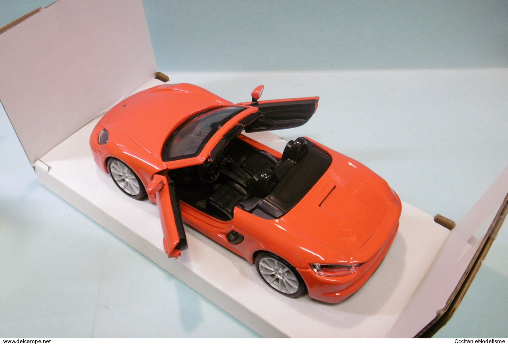 Bburago - PORSCHE 718 BOXSTER Orange Burago Réf. 18-21000 BO 1/24 - Burago