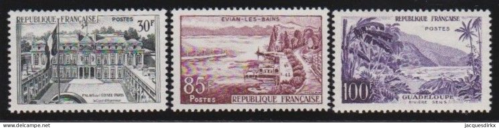 France  .  Y&T   .   1192/1194   .     **      .     Neuf Avec Gomme Et SANS Charnière - Neufs