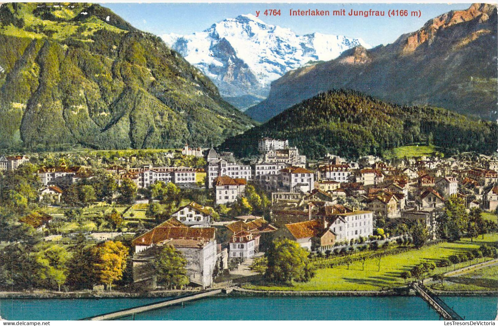 SUISSE - Interlaken Mit Jungfrau - Carte Postale Ancienne - Interlaken
