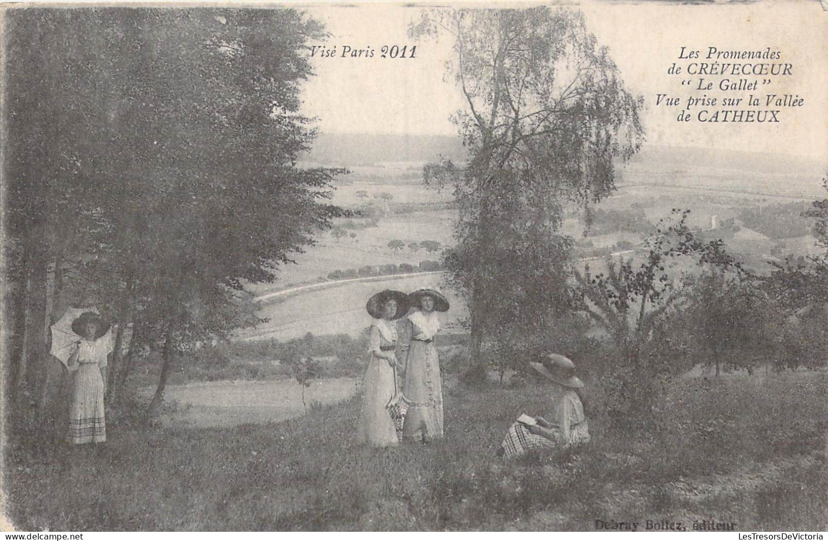 FRANCE - 60 - Catheux - Les Promenades De Crèvecœur - Vue Prise Sur La Vallée De Catheux - Carte Postale Ancienne - Sonstige & Ohne Zuordnung