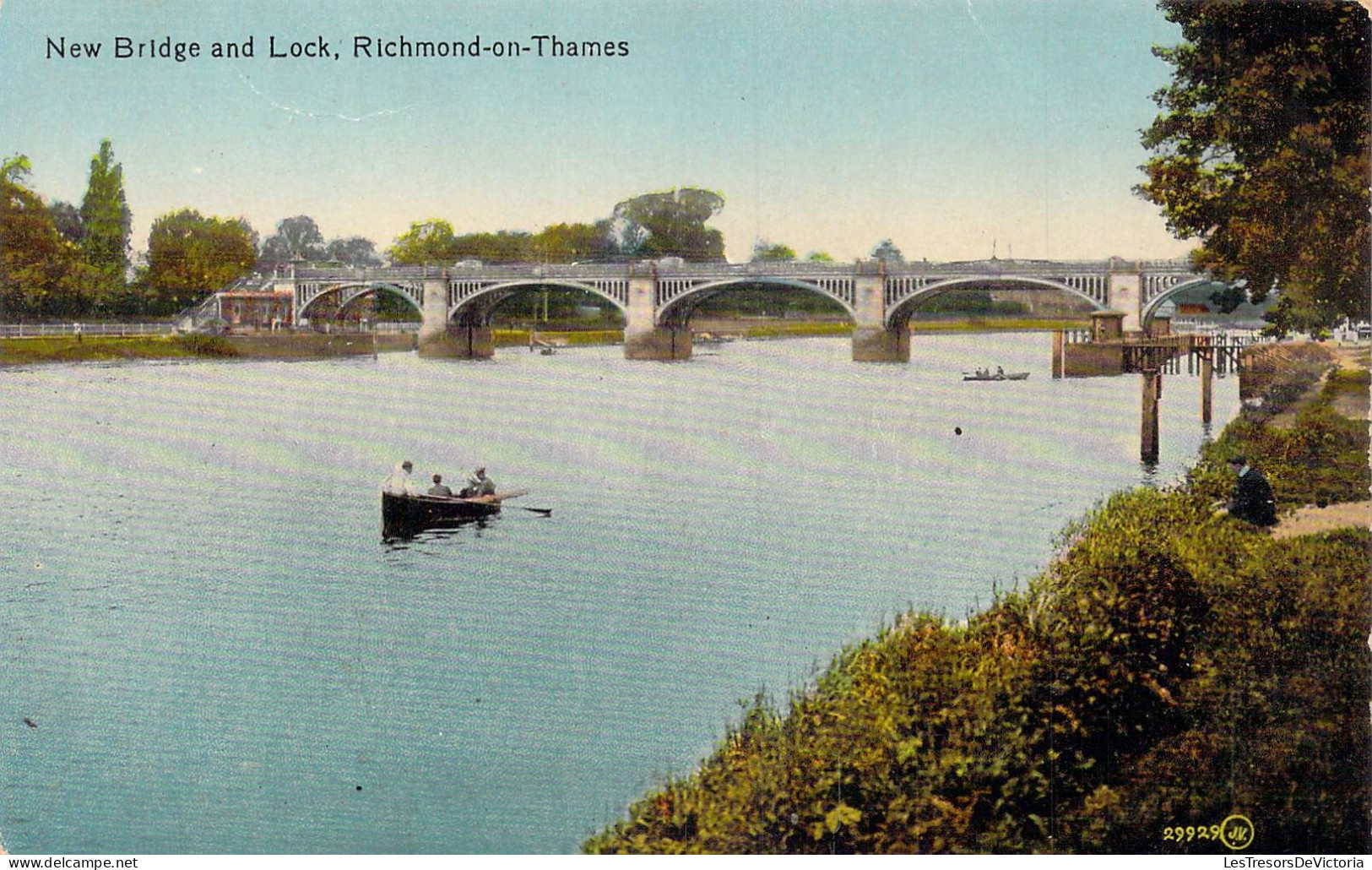 ANGLETERRE - Richmond-on-Thames - New Bridge And Lock - Carte Postale Ancienne - Autres & Non Classés