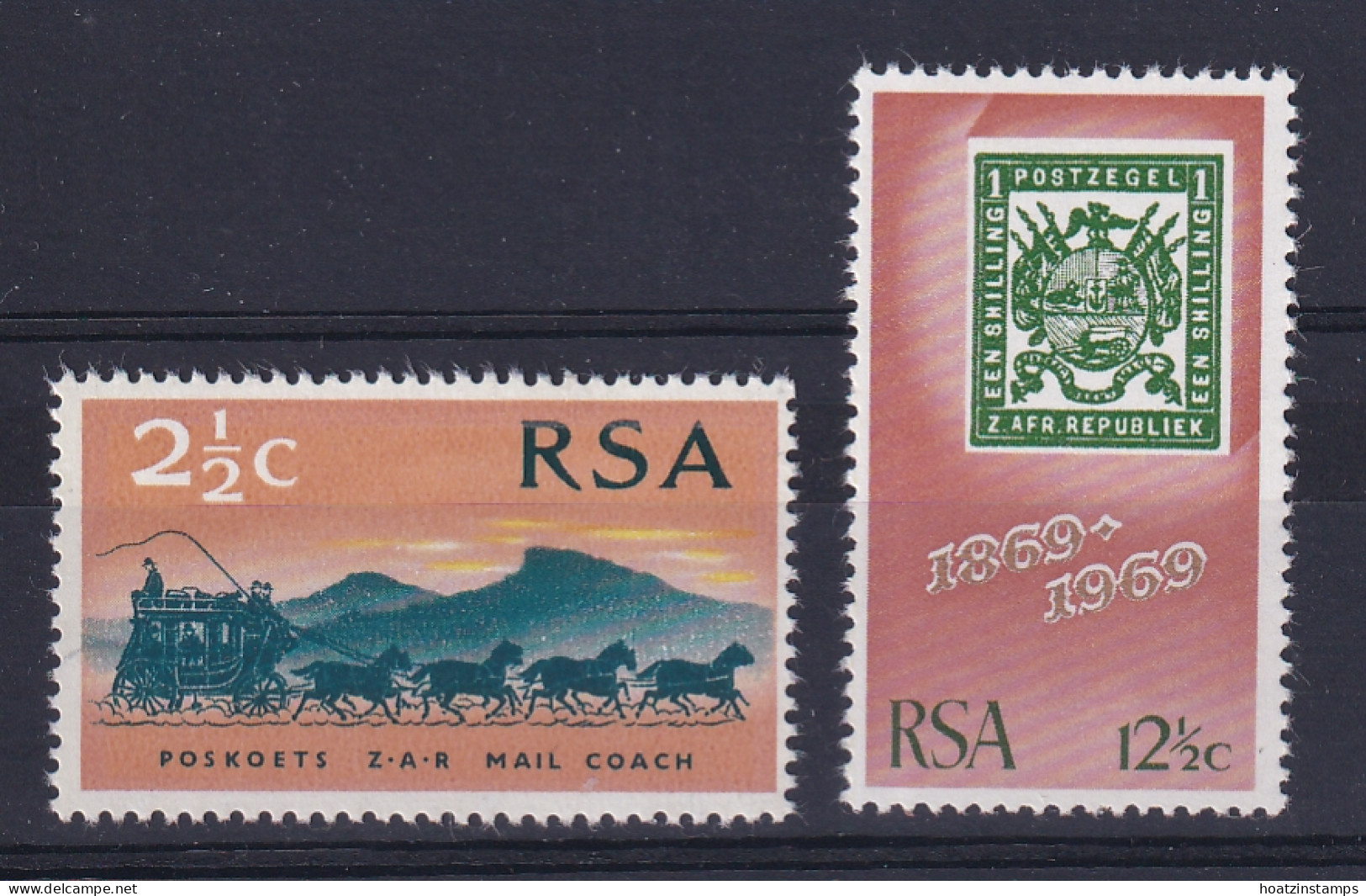 South Africa: 1969   Centenary Of First Stamps Of South African Republic    MNH - Ungebraucht